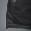 کاپشن چرم ساده تک جیب رنگ مشکی سایز 8XL