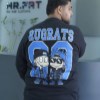 بلوز دورس پنبه طرحدار طرح RUGARATS رنگ مشکی سایز 4XL
