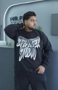 بلوز دورس پنبه طرحدار طرح STRANGER