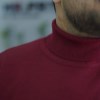 بلوز بافت یقه اسکی رنگ قرمز سایز 5XL