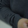 بلوز بافت یقه اسکی رنگ ذغالی سایز 5XL