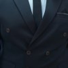 کت و شلوار DOUBLE BREASTED پارچه فول کش NEXT رنگ مشکی سایز 60