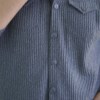 شکت کنفی مردانه سایز بزرگ A.M رنگ ذغالی سایز 5XL