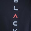 ست تیشرت شلوار سایز بزرگ ماکان طرح BLACK رنگ مشکی سایز 4XL