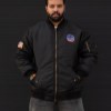 کاپشن خلبانی USA آسترداررنگ مشکی سایز4XL
