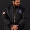 کاپشن خلبانی USA آسترداررنگ مشکی سایز4XL