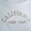 تیشرت مردانه سایز بزرگ ماکان گلدوزی CALIFORNIA رنگ سفید سایز 6XL