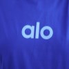 ست وست شلوارک مردانه سایز بزرگ پنبه ALO رنگ آبی سایز 4XL