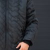کاپشن شمعی JORDAN تمام گلدوزی آستردار رنگ مشکی سایز4XL