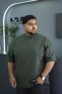 تیشرت مردانه سایز بزرگ بیسیک ماکان ZARA