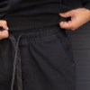 شلواراسلش کتان کجراه رنگ مشکی سایز3XL