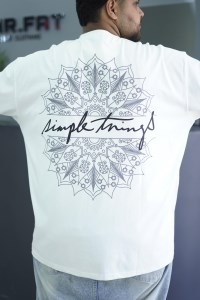 تیشرت بیسیک ماکان مردانه سایز بزرگ SIMPLE THINGS