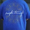 تیشرت بیسیک ماکان مردانه سایز بزرگ SIMPLE THINGS رنگ آبی سایز 6XL