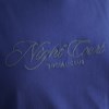 تیشرت ماکان مردانه سایز بزرگ گلدوزی NIGHT COUNT رنگ سورمه ای سایز 6XL