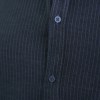 پیراهن تمام نخ مردانه سایز بزرگ راه راه آستین بلند S.B رنگ طوسی تیره سایز 5XL