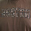 تیشرت مردانه سایز بزرگ پنبه طرحدار BOSTON رنگ قهوه ای سایز 5XL