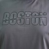 تیشرت مردانه سایز بزرگ پنبه طرحدار BOSTON رنگ طوسی سایز 4XL