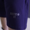 شلوارک مردانه سایز بزرگ JUST DO IT رنگ سورمه ای سایز 4XL