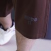 شلوارک مردانه سایز بزرگ JUST DO IT رنگ موکا سایز 4XL