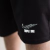 ست تیشرت شلوارک پنبه مردانه سایز بزرگ TRIPLE NIKE رنگ مشکی سایز 3XL