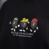تیشرت مردانه سایز بزرگ پنبه طرحB-BOB رنگ مشکی سایز 5XL