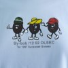 تیشرت مردانه سایز بزرگ پنبه طرحB-BOB رنگ آبی آسمانی سایز 6XL