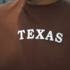 وست سایز بزرگ مردانه طرح TEXAS دونخ لاکرا رنگ قهوه ای سایز 4XL
