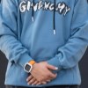 هودی دورس GIVENCHI سه نخ داخل کرکی طوسی تیره سایز5XL