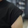 وست سایز بزرگ مردانه طرح TEXAS دونخ لاکرا رنگ مشکی سایز 3XL