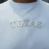 وست سایز بزرگ مردانه طرح TEXAS دونخ لاکرا رنگ آبی آسمانی سایز 6XL