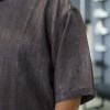 پیراهن مردانه سایز بزرگ آستین کوتاه یقه انگلیسی NEXT رنگ موکا سایز 4XL