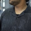 پیراهن مردانه سایز بزرگ آستین کوتاه یقه انگلیسی NEXT رنگ مشکی سایز 5XL