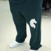 ست تیشرت و شلوار پنبه مردانه سایز بزرگ طرح HORSE رنگ سبز سایز 4XL