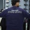 ست تیشرت و شلوار پنبه مردانه سایز بزرگ طرح MIU MIU رنگ سورمه ای سایز 4XL