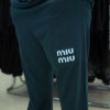 ست تیشرت و شلوار پنبه مردانه سایز بزرگ طرح MIU MIU رنگ سبز سایز 4XL
