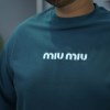 ست تیشرت و شلوار پنبه مردانه سایز بزرگ طرح MIU MIU رنگ سبز سایز 5XL