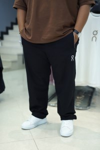 شلوار اسلش پنبه مردانه سایزبزرگ DQ رنگ مشکی سایز 5XL