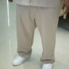 ست پیراهن شلوار مردانه سایز بزرگ مازراتی A.M رنگ کرم سایز 6XL