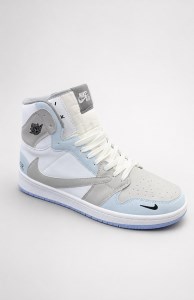 کتونی مردانه سایز بزرگ NIKE ساقدار رنگ آبی آسمانی