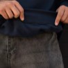 بلوزدورس NIKE سه نخ داخل کرکی سورمه ای سایز6XL