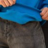 بلوزدورس NIKE سه نخ داخل کرکی آبی سایز4XL