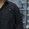 پیراهن مردانه سایز بزرگ NEXT آستین بلند رنگ مشکی سایز 4XL