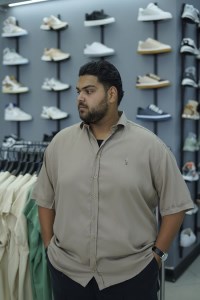 پیراهن مردانه سایز بزرگ لایوسل آستین کوتاه POLO