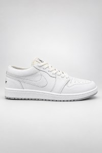 کتونی مردانه سایز بزرگ JORDAN 1 LOW TOP رنگ سفید