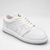 کتونی مردانه سایز بزرگ JORDAN 1 LOW TOP رنگ سفید سایز 44