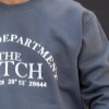 بلوز دورس THE CATCH سه نخ داخل کرکی رنگ طوسی تیره سایز4xl