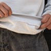 بلوزدورس BOSS سه نخ داخل کرکی رنگ طوسی روشن سایز6XL