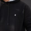 هودی دورس گلدوزی K رنگ مشکی سایز4XL