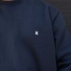 بلوز دورس گلدوزی K رنگ سورمه ای سایز3XL