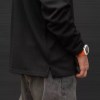 بلوزمزاکشی زیگزاکی تمام کش رنگ مشکی سایز3XL